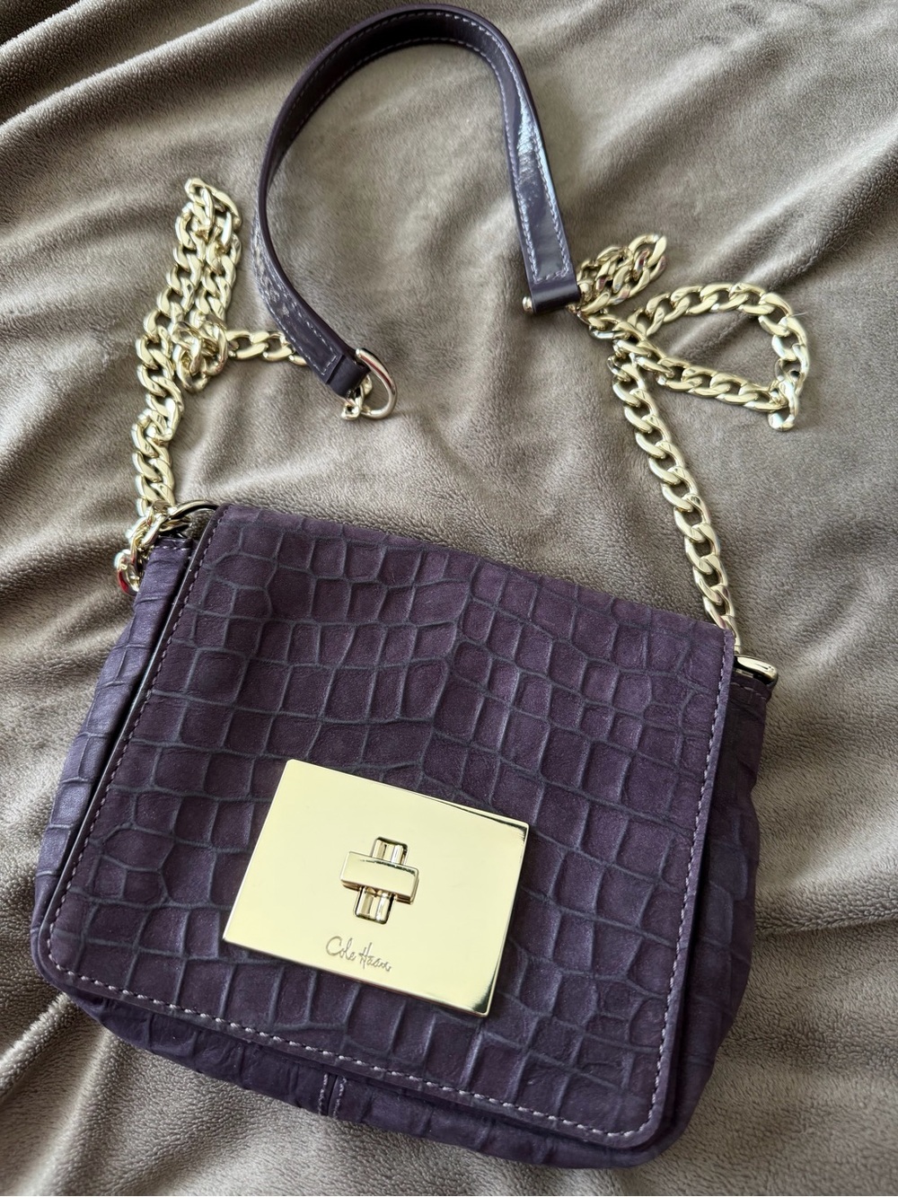 Cole Haan croc print mini bag